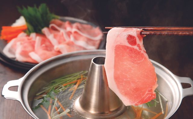 豚舎伝助 豚ロースしゃぶしゃぶセット